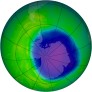 Antarctic Ozone 2009-10-23